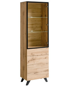 Högt vitrinskåp Thin-0