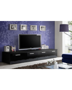 Stolik RTV Duo Biały/Biały Połysk