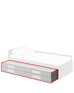 Undersäng med madrass & förvaring Play PL-19
