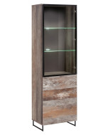 Witryna wysoka Plank Canion Manor Wood/Canion Manor Wood