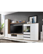 Meblościanka Ontario I San Remo/Biały Połysk