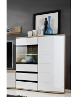 Witryna Ontario I i II San Remo/Biały Połysk