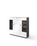 Skänk 2d2w med LED belysning Line LE-06