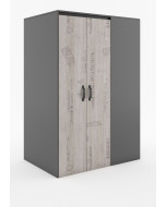 Hörngarderob 130x93 med LED belysning Santana SA-00