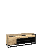 TV-bänk 1d1s med LED belysning Quant QA-04