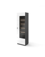 Vitrinskåp 1w med LED belysning Line LE-02