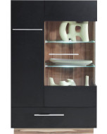 Vitrinskåp med LED MONSUN 4-2